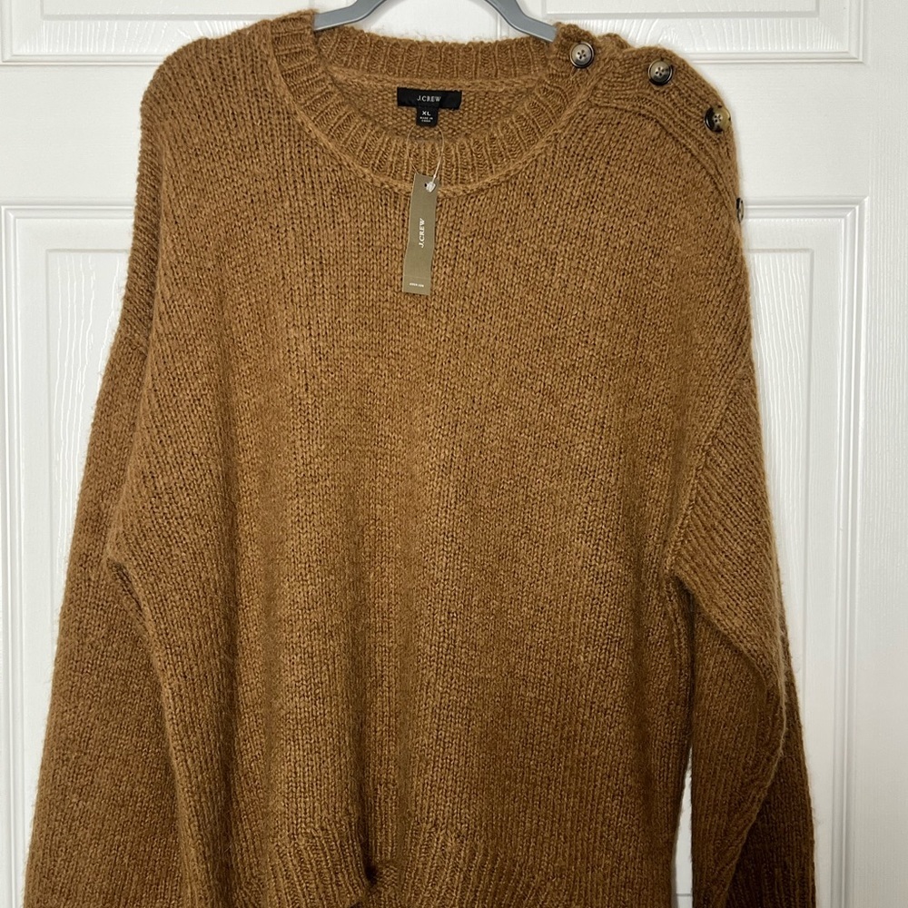 NWT J. Crew Alpacca Wool Blend Pullover Sweater Sz XL - Picture 10 of 11